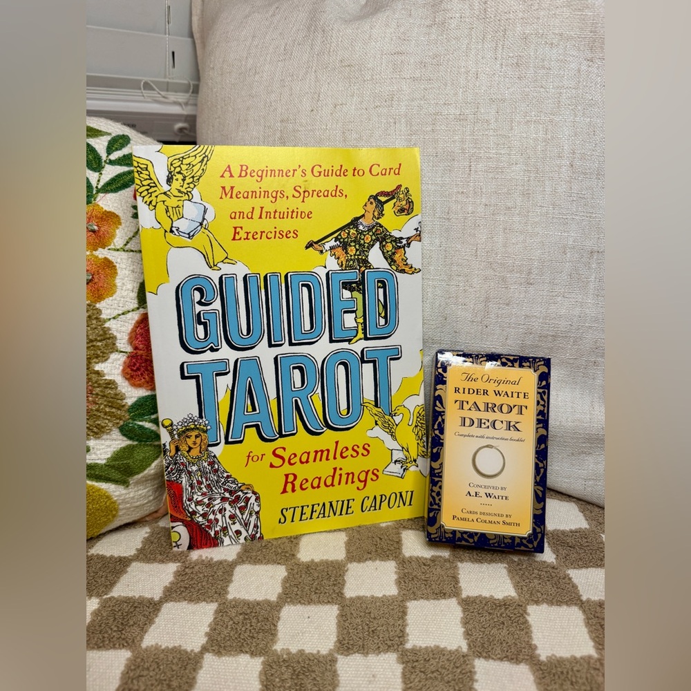 Guided Tarot Book & Rider Waite Tarot Deck